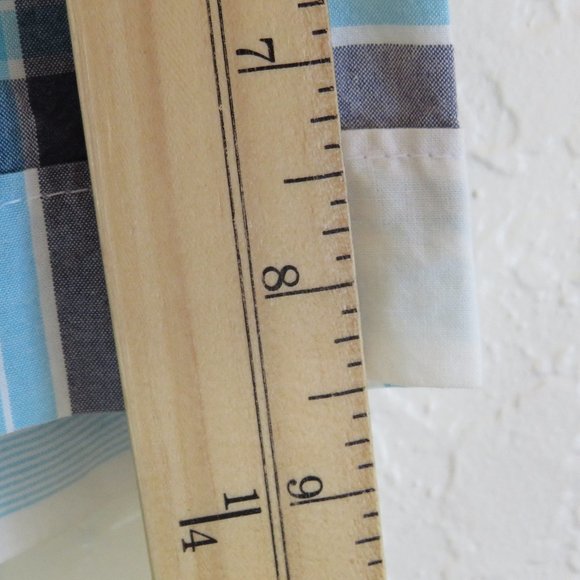 H&M* Men's Short Sleeve Snap Down Curved Hem Double Chest Pocket Shirt~ XL - Picture 10 of 12